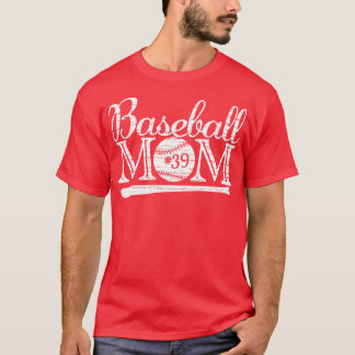 Vintage Baseball-Mama 39 Favoritenspielergrößte Fa T-Shirt