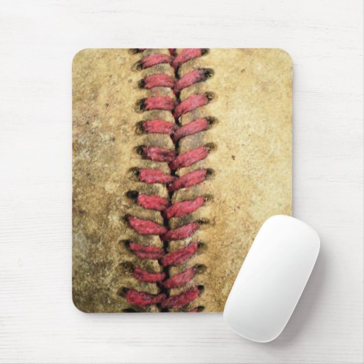 Vintage Baseball Mousepad (Mit Mouse)
