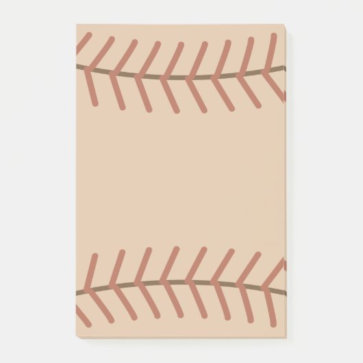 Vintage Baseball Notizblock Post It Notizen  (Vorderseite)