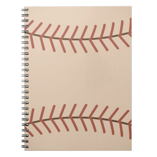 Vintage-Baseball-Notizbuch  Notizblock (Vorderseite)