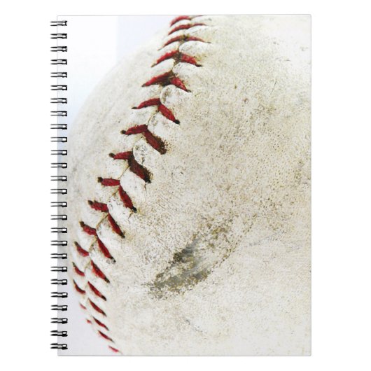 Vintage Baseball-oder Softball-Stiche Notizblock (Vorderseite)