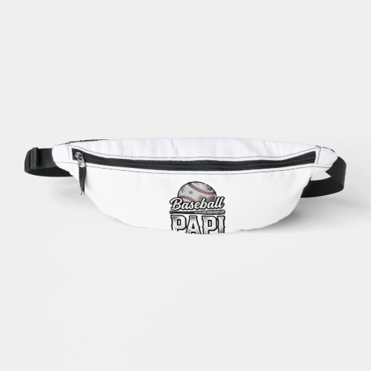 Vintage Baseball Papi abgenutztes Dad-Shirt Design Bauchtasche (Vorderseite)