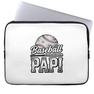 Vintage Baseball Papi abgenutztes Dad-Shirt Design Laptopschutzhülle