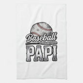 Vintage-Baseball-Papi-Distressed-Dad-Shirt-Design_ Geschirrtuch (Vertikal)