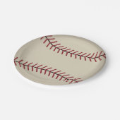 Vintage Baseball-Papier-Teller Pappteller (Schrägansicht)