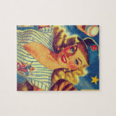 Vintage-Baseball-Pin-up Puzzle (Horizontal)