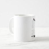 Vintage-Baseball-Pitcher-Tasse Kaffeetasse (Vorderseite Links)