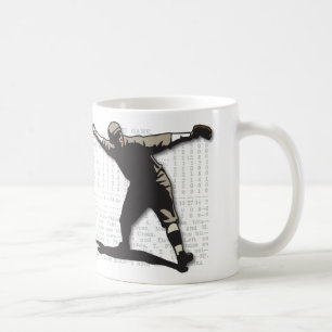 Vintage-Baseball-Pitcher-Tasse Kaffeetasse