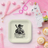 Vintage Baseball Player Men's 50th Birthday Pappteller (Party)