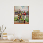 Vintage Baseball Players Poster (Küche)