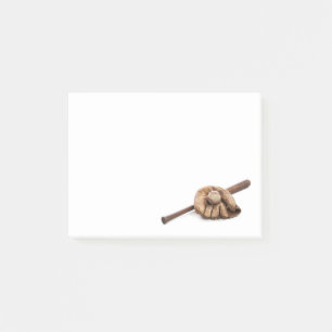 Vintage Baseball Post-it Klebezettel
