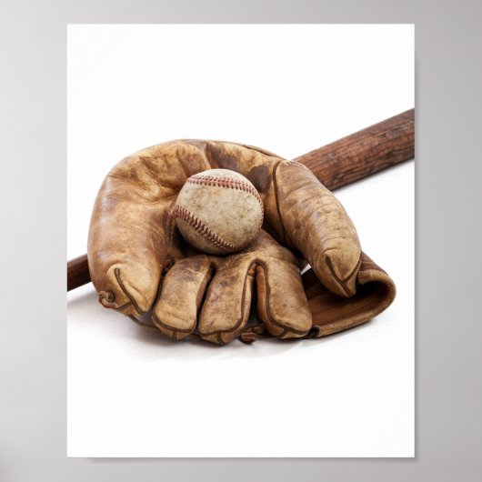 Vintage Baseball Poster (Vorne)