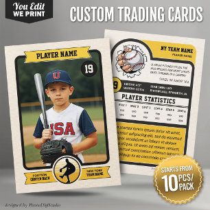Vintage-Baseball-Sammelkarten 10 Stück/Packung Platzkarte