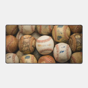 Vintage Baseball-Schreibtischmatte - Klassische Sp Schreibtischunterlage