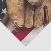 Vintage Baseball Seidenpapier (Ausschnitt)