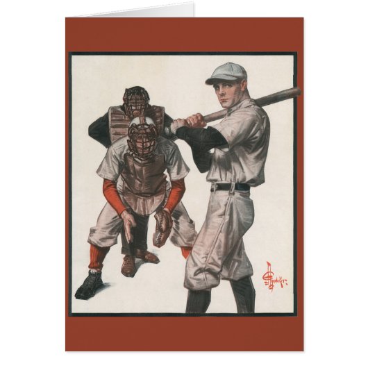 Vintage Baseball-Spieler (Vorne)