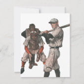 Vintage Baseball-Spieler (Vorderseite)
