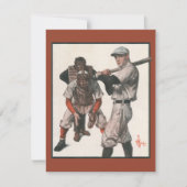 Vintage Baseball-Spieler (Vorderseite)