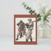 Vintage Baseball-Spieler (Stehend Vorderseite)