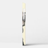 Vintage Baseball-Spieler Case-Mate iPhone Hülle (Rückseite / Links)