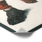 Vintage Baseball-Spieler Poster (Ecke)