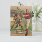 Vintage Baseball-Sportkarte Karte (Stehend Vorderseite)