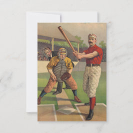 Vintage Baseball-Sportkarte Karte