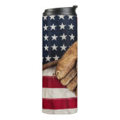 Vintage Baseball Thermosbecher (Nach links gedreht)