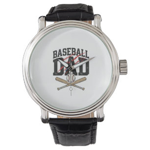 Vintage-Baseball-Vater-Distressed-Gravur-Shirt De Armbanduhr