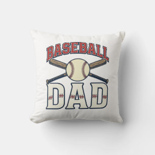 Vintage-Baseball-Vater-Gravur-Shirt-Design_1 Kissen