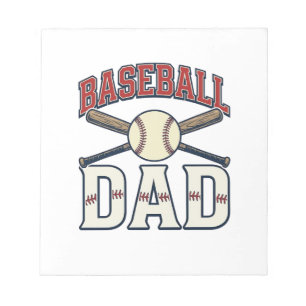 Vintage-Baseball-Vater-Gravur-Shirt-Design_1 Notizblock