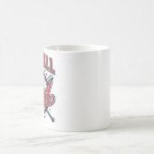 Vintage-Baseball-Vater-Shirt-Design_1 Kaffeetasse (Mittel)