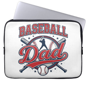 Vintage-Baseball-Vater-Shirt-Design_1 Laptopschutzhülle