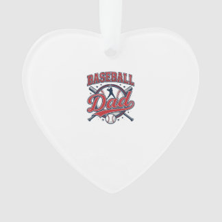 Vintage-Baseball-Vater-Shirt-Design_1 Ornament
