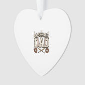 Vintage Baseball Vater Tag des Vaters Ornament (Vorderseite)