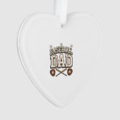Vintage Baseball Vater Tag des Vaters Ornament (Vorderseite)