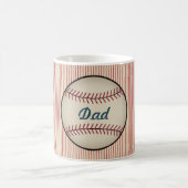 Vintage Baseball-Vater-Tasse Kaffeetasse (Mittel)