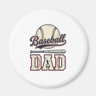 Vintage-Baseball-Vater-Vektor-Shirt-Design_1 Magnet