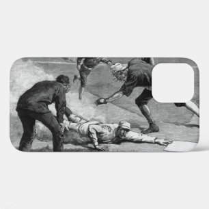Vintage-Baseball von Thure De Thulstrup, 1885 Case-Mate iPhone Hülle