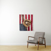 Vintage Baseball Wandteppich (Beispiel)