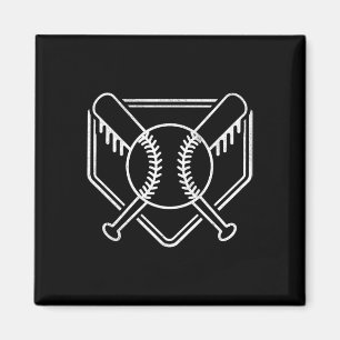 Vintage Baseball-Zuhause-Plattenboys Baseball-Base Magnet