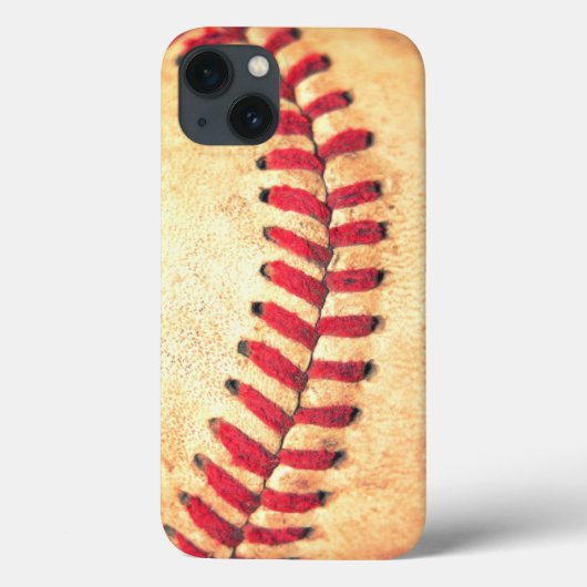 Vintage-Baseballball Case-Mate iPhone Hülle (Rückseite)