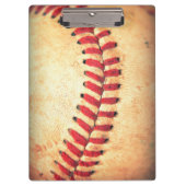 Vintage-Baseballball Klemmbrett (Vorderseite)
