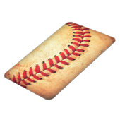 Vintage-Baseballball Magnet (Linke Seite)