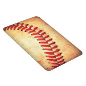 Vintage-Baseballball Magnet (Rechte Seite)