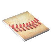 Vintage-Baseballball Notizblock (angewinkelt)