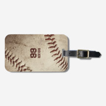 Vintage Baseballnummer Rustikale Retro