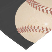Vintage Baseballs, benutzerdefinierte Meldung Mittelgroßer Tischläufer (Ecke)