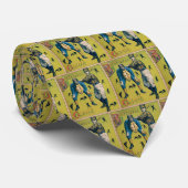 Vintage Baseballspieler beim Zuhause-Spiel Krawatte (Gerollt)