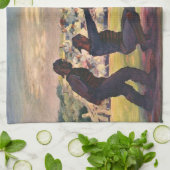 Vintage Baseballspieler Geschirrtuch (Gefaltet)